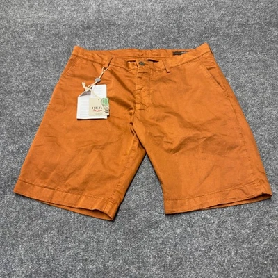 Berwich Bermuda Cotton Linen Italy Shorts Brown NWT Men Size 50 35 10" Inseam - Image 1 of 4
