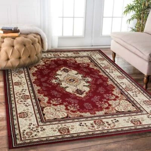 Classical 7006 Rug Red Large Traditional Persian 5 SIZES Carpet - Picture 1 of 4