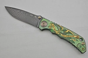 Spartan Blades Harsey Custom Knife - God & Country w/ Chad Nichols SS Damascus - Picture 1 of 6