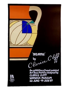 Clarice Cliff Bizarre Warwick Museum limited edition poster 1987 - Picture 1 of 5