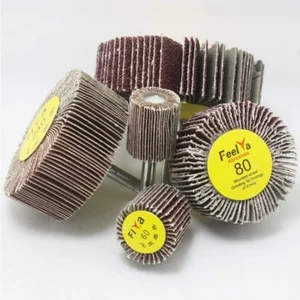 20~80mm Sanding Flap Grind Wheel Disc Abrasive Rotary Drill 6mm Shank 60~320Grit - Picture 1 of 15