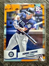 2024 Topps Big League Dominic Canzone RC Orange Parallel  Seattle Mariners #136