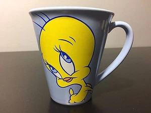 Warner Bros 98 Tweety Bird Coffee Mug 12 oz Cup I'm Innocent I Just Wook Guilty - Picture 1 of 4