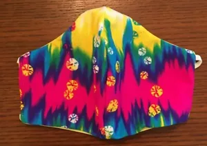 Double Triple Layer Washable Face Mask with Filter Handmade in USA Summer Island - Picture 1 of 2
