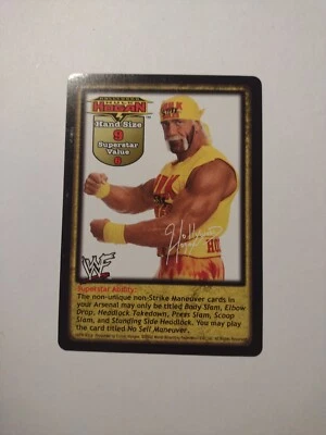 WWF / WWE Raw Deal CCG HULK HOGAN Superstar Card Summer Slam#19 Promo  - Image 1 of 2