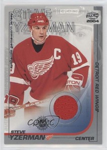2003-04 Pacific Authentic Game-Worn Jerseys Steve Yzerman #16 HOF