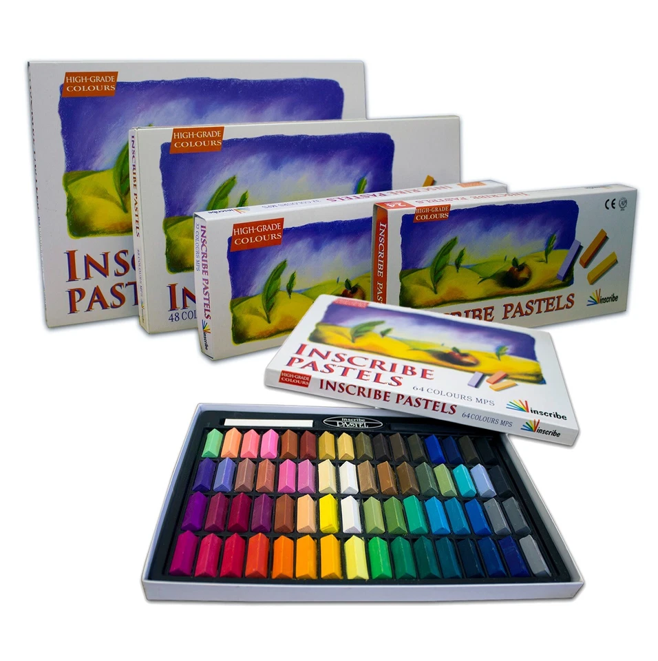 Juego de caja de pasteles suaves Inscribe/Mungyo artista - 24, 32, 48 o 64 colores  - Imagen 1 de 1