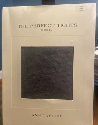 Medias Ann Taylor The Perfect negras texturizadas talla grande Foto 1 de 4