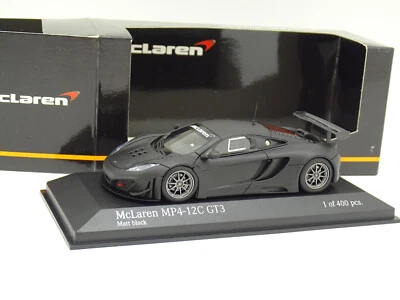 Minichamps 1/43 - McLaren MP4-12C GT3 Nero Opaco - Immagine 1 di 2