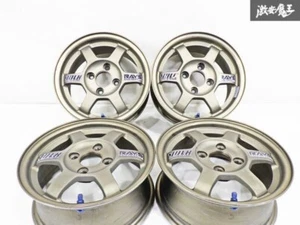 JDM RAYS "TE37" 13inch 100x4H Set4 Wheels kei mini truck Hijet Carry Sambar Acty - Picture 1 of 8