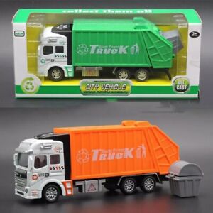 1:32 Alloy Sanitation Garbage Truck Juguete Clean Trash City Vehicle Toy for Kid