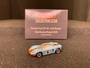 1:90 Schuco Piccolo 45 014 4700 - Ford GT40 "Gulf Racing #6" Limited 470 - Bild 1 von 3