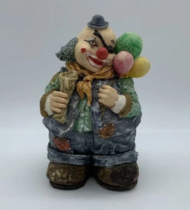 Cute Vintage Piggy Bank Cute Auguste Clown Eyepatch & Balloons Colorful Plaster - Picture 1 of 10