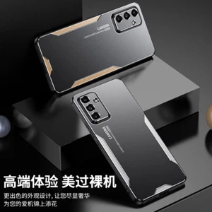 für Samsung A55 A35 A16 A15 A14 Handyhülle Metall Aluminium Rüstung Stoßstange - Picture 1 of 19