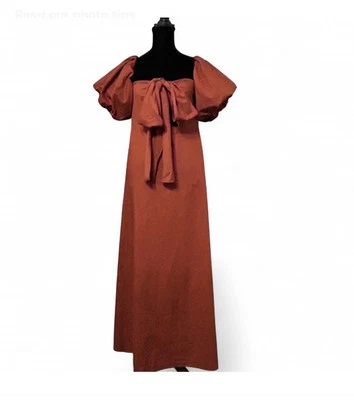 NASTY GAL Copper Off-the-Shoulder Infinity  Maxi Dress 6, NWT - Изображение 1 из 4