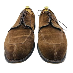 Allen Edmonds Wildleder elegante Schuhe Herren 13 EEE braun "Hancock" Weite Derby - Bild 1 von 8