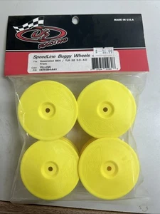 DE Racing-Speedline Buggy Wheels for B64/B64d/Tlr 22 3/4 Front Yello-DER-SB4-A4Y - Picture 1 of 1