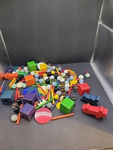 Gran selección de varios. Piezas de tablero de juego vintage al azar - Imagen 1 de 5