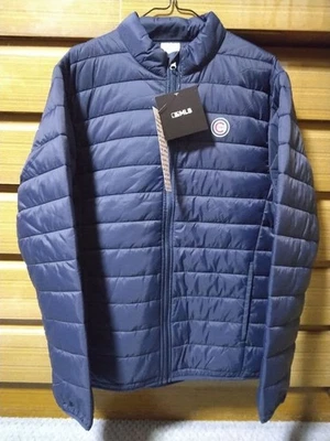 MLB Cubs Nylon Jacket L Size Navy Unused with Tags Polyester Fill - image 1 of 4