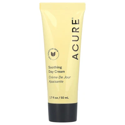 Crema de día Acure, seriamente calmante, 1,7 fl oz (50 ml), sin crueldad, vegana Foto 1 de 3
