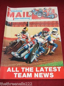SMI - SPEEDWAY MAIL INTERNATIONAL - LATEST TEAM NEWS - MARCH 10 1990 - Picture 1 of 1