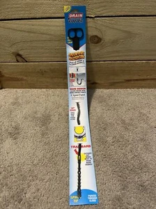 Drain Rooter Plastic Drain Snakes help snag hair and clogs. 18'' Reach Free Ship - Picture 1 of 3