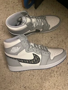 Size 12 - Jordan 1 x Dior High Gray - Picture 1 of 2