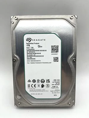 Disco rígido Seagate ST1000NM000A Exos 7E8 1TB 3,5" SATA 2J3100 6Gb/s 7200RPM - Imagem 1 de 4