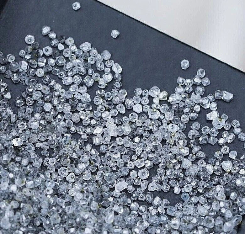 Lab Grown Raw Diamond, Round Lab Created Cvd Diamonds For Jewekry - Image 1 of 4