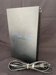 Ps2 Sony PlayStation 2  Console Only Black - Disk drawer won't open all the way - Picture 1 of 5