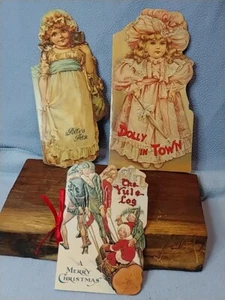 Vintage "Dolly In Town, 1982" Polly's Pets, 1985", "The Yule Log, 2000" Books - Picture 1 of 11