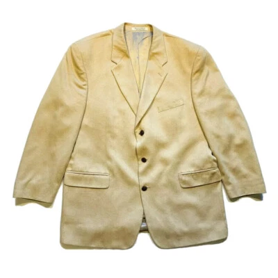 Blazer Chaqueta Deportiva Abrigo De Colección Brandini Le Collezioni Famoso Barr Gamuza Canadá 48R Foto 1 de 4