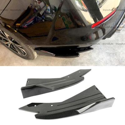For Honda CR-V Universal Rear Bumper Lip Spoiler Splitter Diffuser Carbon Fiber Foto 1 de 4