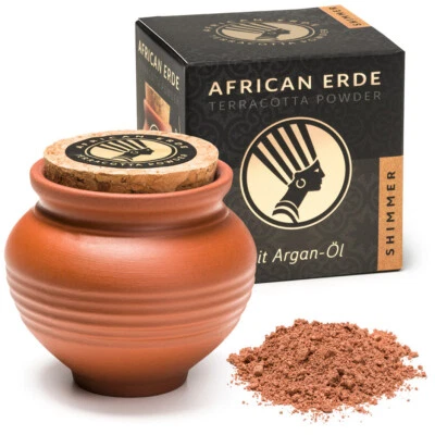 Bronzing Powder - African Erde Terracotta Puder SHIMMER - NEU mit Arganöl - Bild 1 von 4