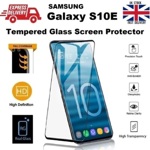 Full Glue Screen Gorilla Tempered Glass Screen Protector for Samsung Galaxy S10E - Picture 1 of 12