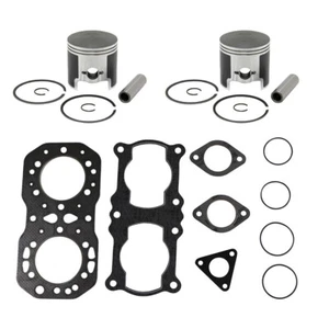 Polaris 500 Indy WideTrak SPI Piston Kits Top End Gasket Set 72mm 1991 1992 1993 - Picture 1 of 24