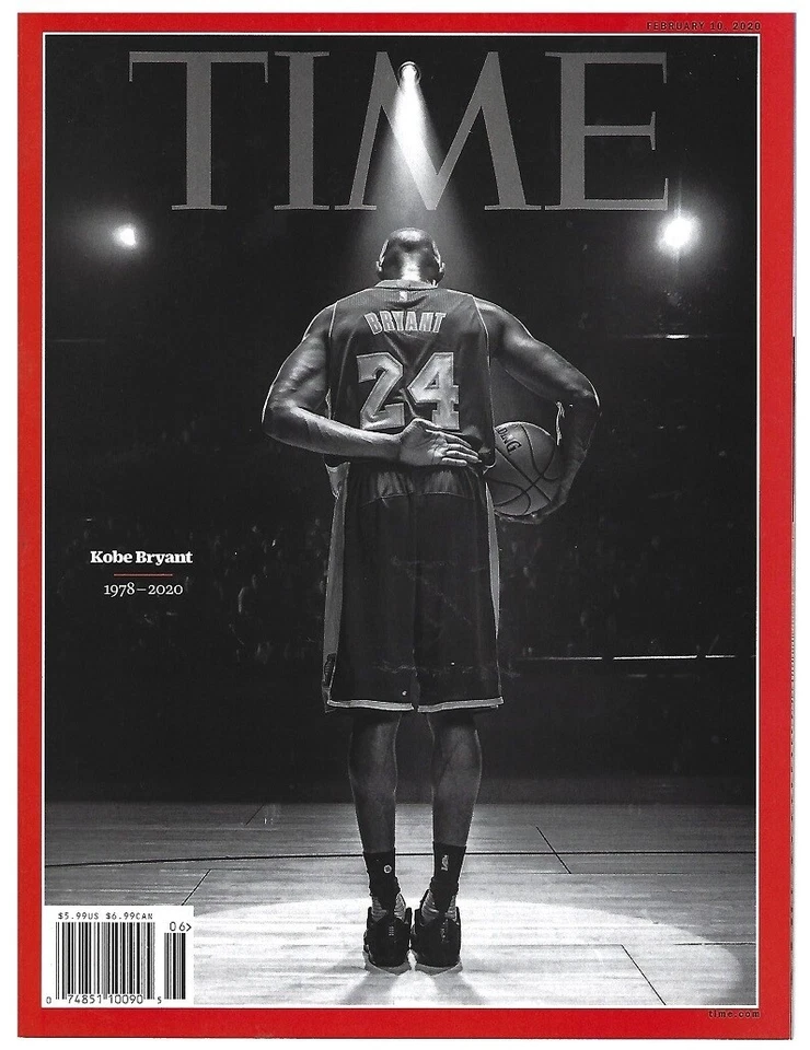 2020 Time Magazine Death of an Icon Kobe Bryant Final Bow on Court! - Image 1 of 1