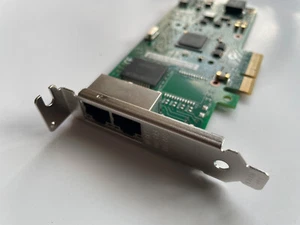 Intel I350-T2 2-Port PCI-E x4 2.0 1GbE Network Adapter Card I350T2G1P20 L0w/prof - Picture 1 of 2
