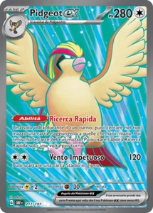 Pokemon TCG GCC Pidgeot ex OBF 217/197 Italiano EXC/NM Obsidian Flames FA - Imagen 1 de 1