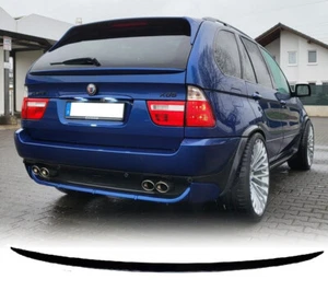 BMW X5 e53 rear trunk spoiler lip wing spoiler rear diffuser wing spoiler boot - Picture 1 of 13