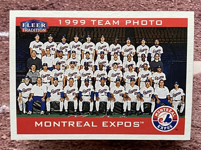 Foto del equipo Fleer Tradition 2000 #97 Montreal Expos Foto 1 de 2