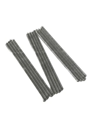 (12) Varilla de agitación de eje sólido de vidrio de borosilicato pulido de laboratorio 150 mm X 5 mm OD Foto 1 de 3