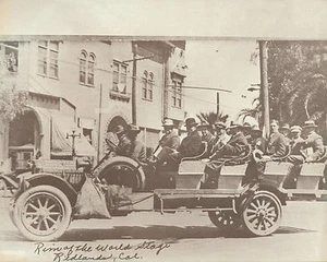 REDLANDS "Rim Of The World Stage" Mountain Auto Lines Photo Print 893 11" x 14" - Picture 1 of 1