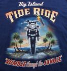 Big Island Tide Ride "Motorcycle" Rumble Thru The Jungle T Shirt Size M (Nwot)