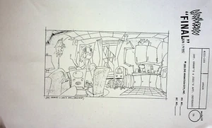 Hammerman 1991 Produktion Hintergrund Layout Kopie DIC Animation Stadt - Bild 1 von 2
