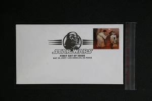 💎STAR WARS FIRST DAY OF ISSUE MAY 25 2007 LOS ANGELES STAMP LEIA R2 D2💎 - Picture 1 of 1
