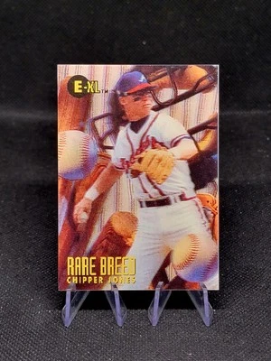 E-Motion XL 1996 raza rara Chipper Jones #6 patio raro Foto 1 de 3