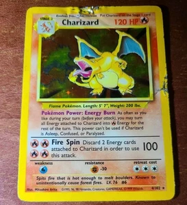 Charizard Holo 4/102 Base Set Pokémon Card. READ - Picture 1 of 15