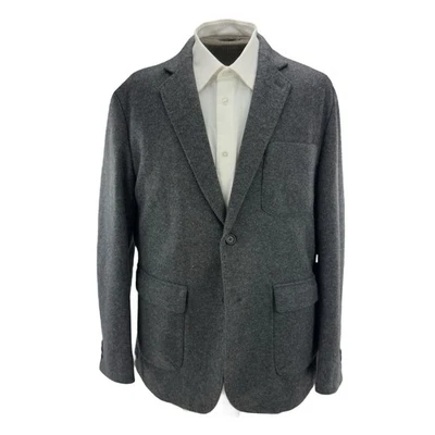 Billy Reid Gray Wool Blend 2 Button Unstructured Blazer Jacket Men's Size 46R - Image 1 of 4