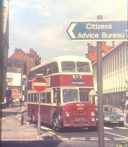 ORIGINAL Busrutsche. Wigan GMPTE . EJP502 . Leyland mit Copyright - Bild 1 von 1
